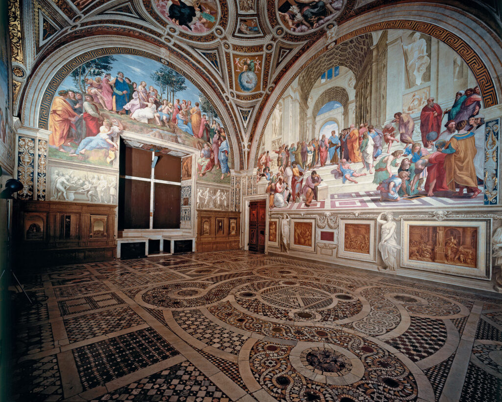 Wall paint that kills Covid - Stanza della Segnatura - Room of the Signatura